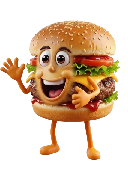 Dank Burger Mascot